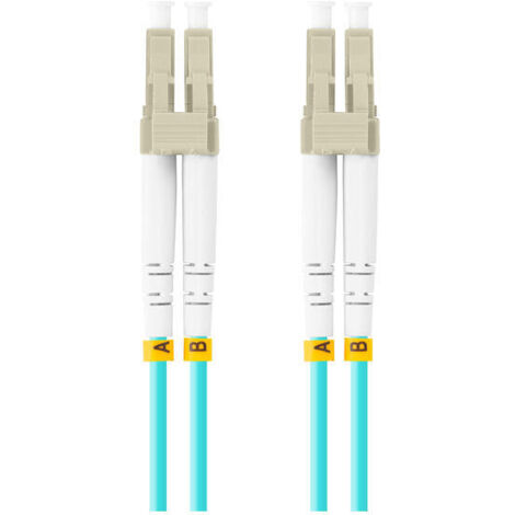 CABLE DE FIBRAOPTICA LANBERG 1M MULTI LC/UPC-LC/UPC DUPLEX OM3 50/125 LSZH AZUL