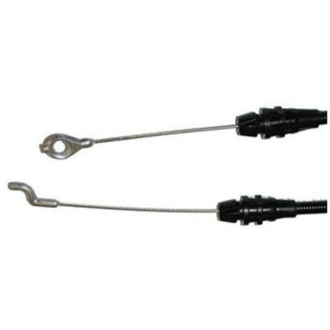 Câble de frein moteur adaptable pour CASTELGARDEN avec Oeillet et crochet. Remplace origine: 81000629/0 - Longueur câble: 1580mm