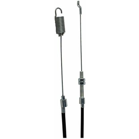 Câble de frein moteur Castelgarden / GGP 181000631/0 longueur câble 1230mm / longueur gaine 1045mm