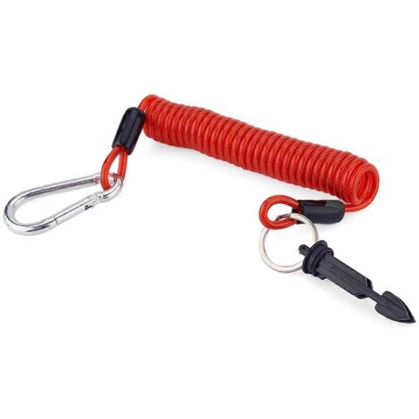 Câble de freinage de remorque de 1,8 m avec ressort de rappel
