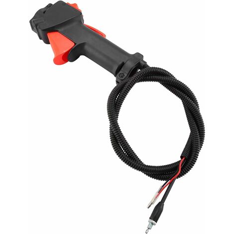 Cable de gatillo de acelerador rápido, interruptor de agarre de mango de cortacésped de repuesto, accesorios de desbrozadora de alta calidad