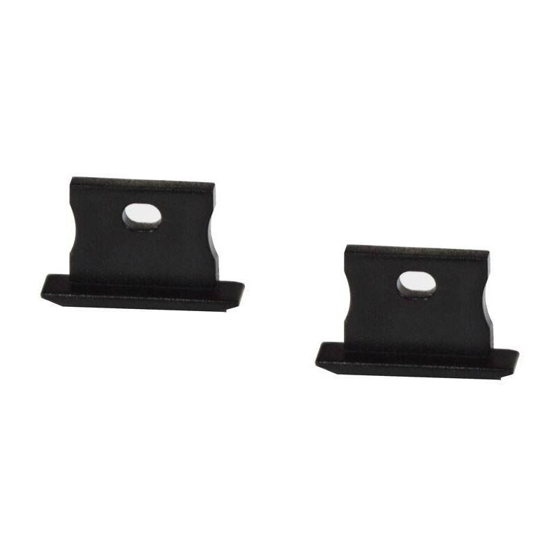 

Barcelona Led - Tapa lateral para perfil Empotrable 23x15mm (1ud) | Negro Mate - Con Agujero