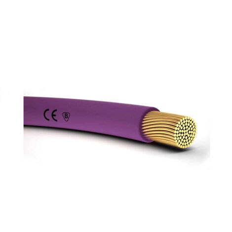 Cable de instalación H05VK LgY 075 morado 100m