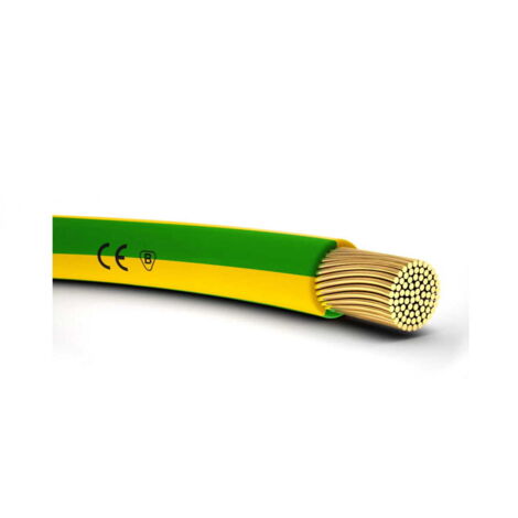 Cable de instalación H05VK LgY 1 amarillo-verde 100m