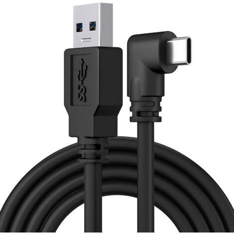 Câble de liaison pour Oculus Quest 2 USB 3.1 Gen2, câble de transfert de données noir - 6 m - USB vers USB-C