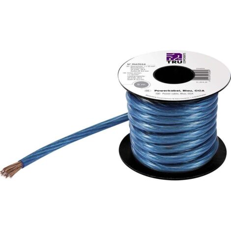 Câble de masse TRU COMPONENTS CCA 1565201 1 x 25 mm² bleu 5 m