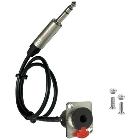 Câble de montage sur panneau Premium 6,35 mm (1/4 pouce) femelle-mâle