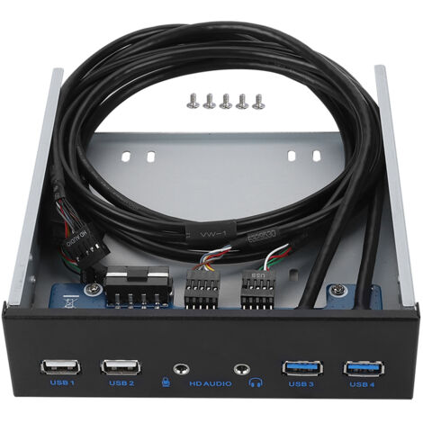 Câble de panneau avant USB 3.0 et 2.0 avec connecteur 19 broches pour audio HD