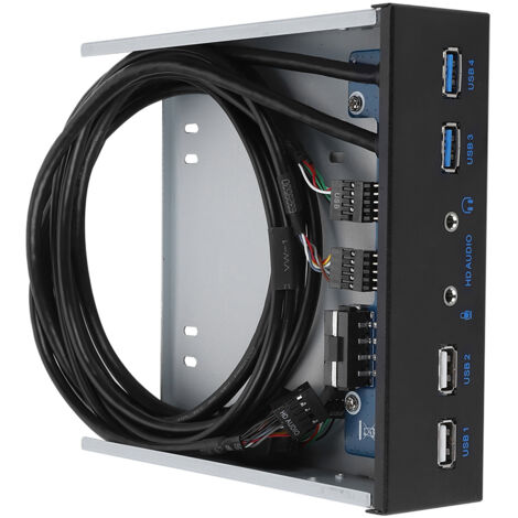 Câble de panneau avant USB 3.0 et 2.0 avec connecteur 19 broches pour audio HD