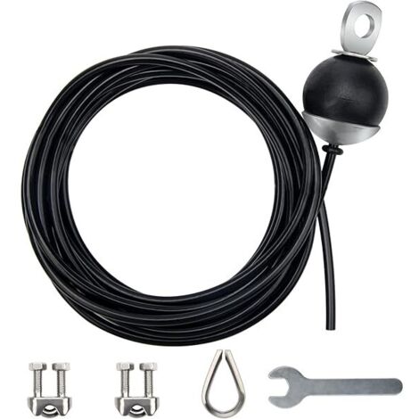 Cable De Poulie - 5 M - Diamètre 5 Mm - Pour Système De Musculation À Poulies - Remplacement Compatible - 1 Pièce