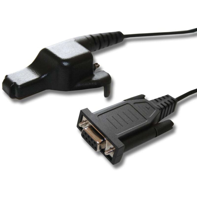 Câble adaptateur série RS-232 compatible avec Motorola astro, FuG-10b, FuG-11b, FuG-13B, GP1200, GP900, HT1000 appareils radio - Câble, noir - Vhbw