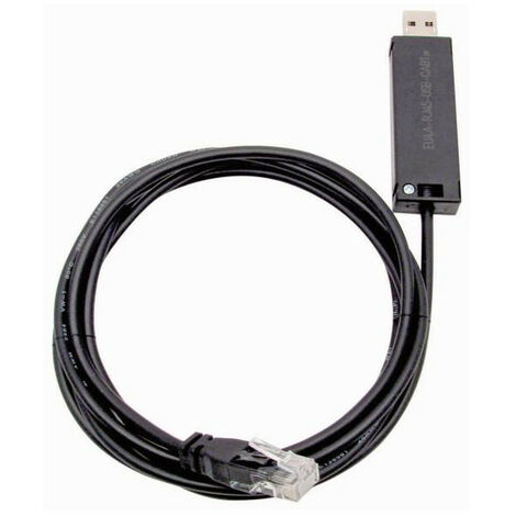 Câble de programmation pour XC100/200 EC4P EU5C 2m 000115735 EATON EU4A RJ45 USB CAB1