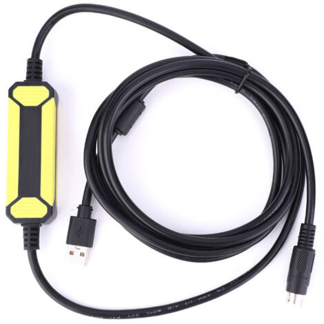 Câble de programmation USB-SC09 compatible Mitsubishi FX Series (FX1s, FX1n, 2n, 3U) - Longueur 2,5 mètres