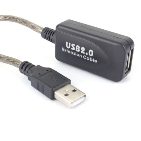 Câble de prolongation USB 2.0 mâle-femelle 20 mètres pour connexion longue distance