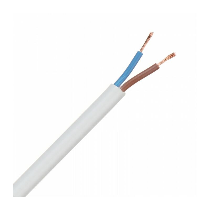 

Cable de PVC 2X0,75 H03VV-F Blanco