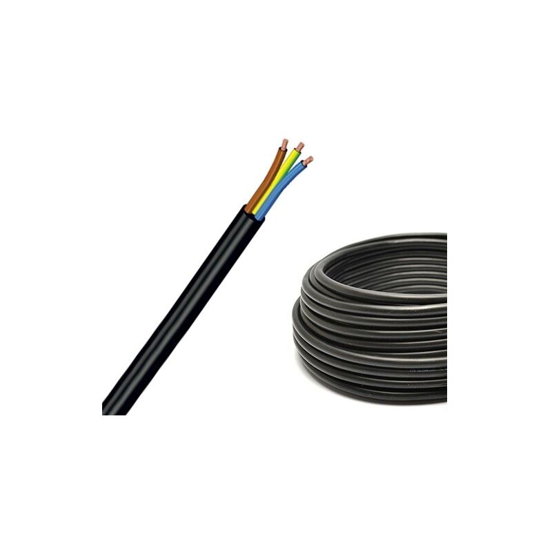 

Cable de PVC 3G1,50 H07VV-F Negro