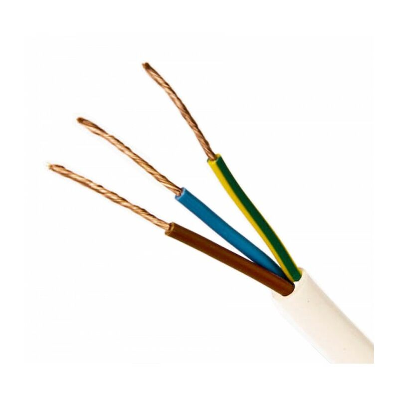 

Cable de PVC 3G2,50 H05VV-F Blanco