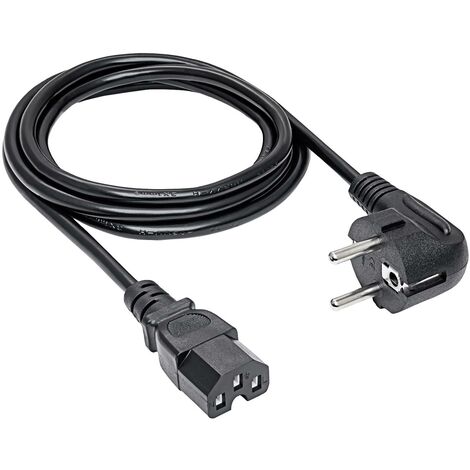 Câble de raccordement Akyga alimentation [1x Prise mâle + contact de protection - 1x Secteur femelle