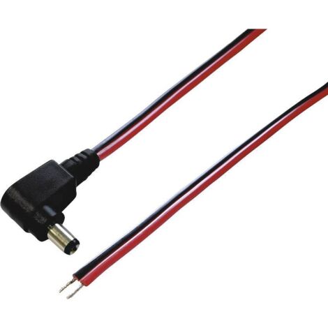 CÂBLE DE RACCORDEMENT BASSE TENSION BKL ELECTRONIC 075104 DC MÂLE - EXTRÉMITÉ(S) OUVERTE(S) 5.50 MM 2.10 MM 30.00 CM 1 PC(S)