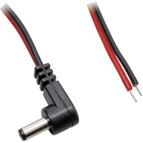 Câble de raccordement basse tension BKL Electronic 075114 DC mâle - extrémité(s) ouverte(s) 5.50 mm 2.50 mm 1.00 m 1 pc