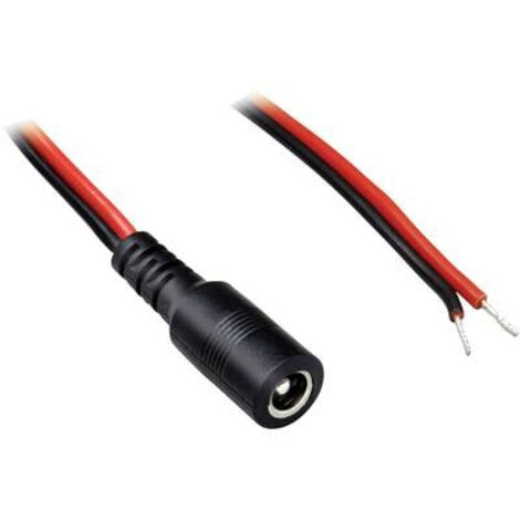 CÂBLE DE RACCORDEMENT BASSE TENSION BKL ELECTRONIC 075117 DC FEMELLE - EXTRÉMITÉ(S) OUVERTE(S) 2.10 MM 0.50 M 1 PC(S)