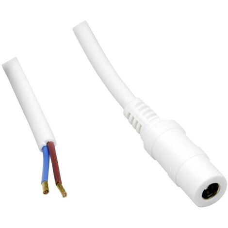 Câble de raccordement basse tension BKL Electronic 075204 DC femelle - extrémité(s) ouverte(s) 5.50 mm 2.10 mm 1.00 m 1 pc(s) R224411