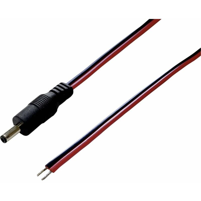Tru Components - Câble de raccordement basse tension TC-2511252 dc mâle - extrémité(s) ouverte(s) 3.50 mm 1.35 mm 1.00 m