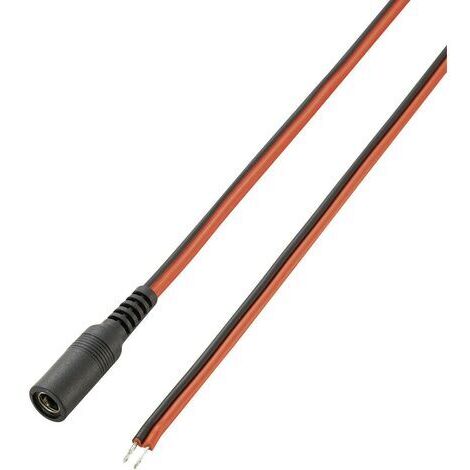 Câble de raccordement basse tension VOLTCRAFT DC-2G25-XL DC femelle - extrémité(s) ouverte(s) 5.5 mm 2.5 mm 5.5 mm 2.5 mm 2.00 m 1 pc(s) D10524