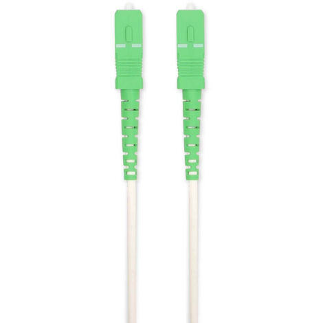 Cable de raccordement en fibre de verre smf phase monomode scapc scapc 100 gbits 600 m blanc coffret cadeau avec serrure euro