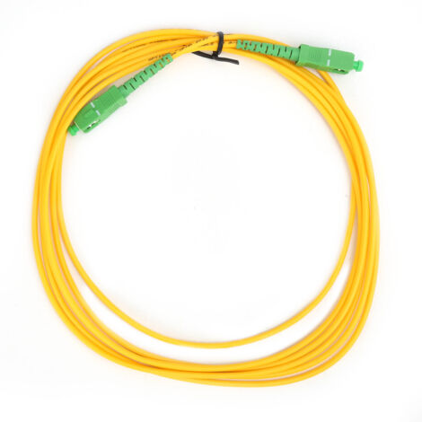 Câble de raccordement fibre optique SC/APC-SC/APC 3m, cordon de brassage monomode pour réseau