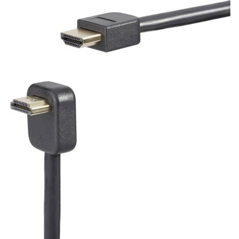 Câble de raccordement HDMI-A 1,80 m SP9071828 – 4K UHD – Canal de retour audio – Connecteur coudé – Blindage feuille – Speaka Professional - A840342