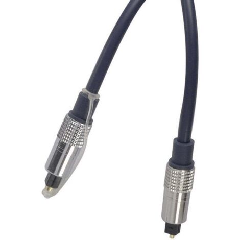 Câble de raccordement Kash 30L525 [1x Toslink mâle (ODT) - 1x Toslink mâle (ODT)] 1.00 m noir contacts dorés