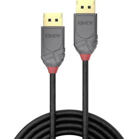 Câble de raccordement LINDY DisplayPort Fiche mâle DisplayPort, Fiche mâle DisplayPort 5.00 m noir 36484 Câble DisplayPort C148511