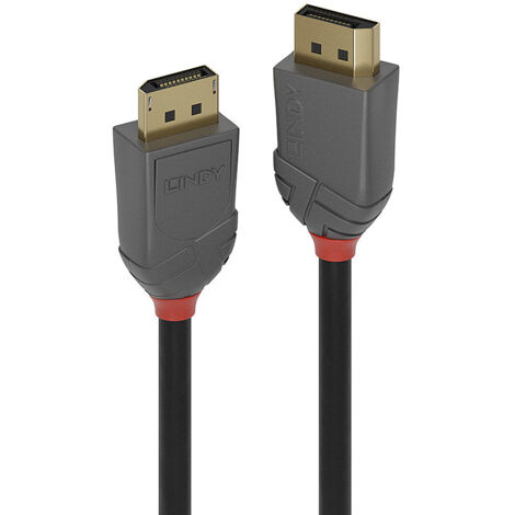 Câble de raccordement LINDY Fiche mâle DisplayPort, Fiche mâle DisplayPort 10.00 m noir 36486 Câble