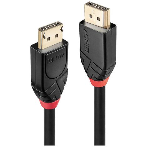 Câble de raccordement LINDY Fiche mâle DisplayPort, Fiche mâle DisplayPort 20.00 m noir 41081 Câble DisplayPort S210412