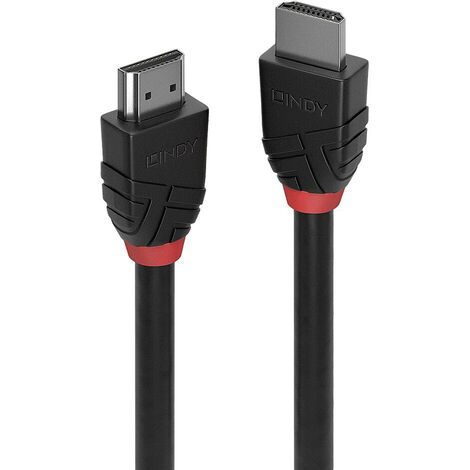 Câble de raccordement LINDY HDMI Fiche mâle HDMI-A 0.50 m noir 36770 8K UHD Câble HDMI V929353