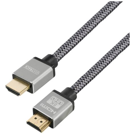 Câble de raccordement Maxtrack HDMI Fiche mâle HDMI-A, Fiche mâle HDMI-A 2.00 m noir C 221-2 HNL 8K UHD Câble HDMI X525652