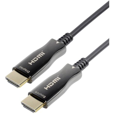 Câble de raccordement Maxtrack HDMI Fiche mâle HDMI-A, Fiche mâle HDMI-A 70.00 m noir C 508-70 ML 4K UHD Câble HDMI X525842