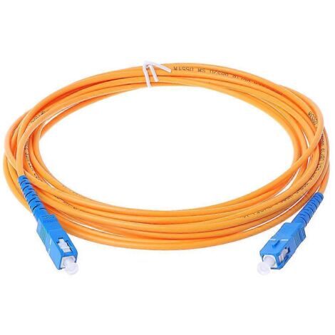 Câble de raccordement monomode à fibre optique SC/UPC-SC/UPC-SM 3 mm - 5 m