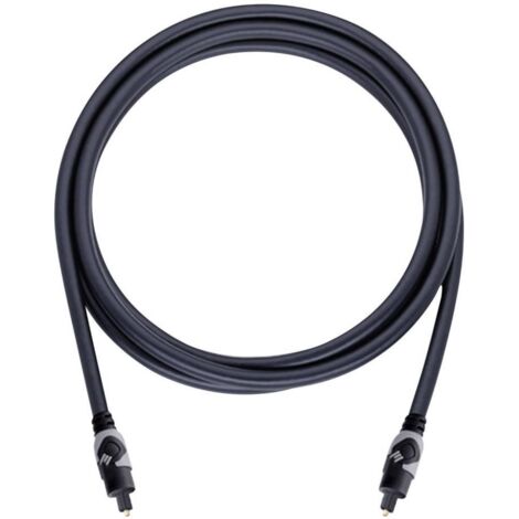 Câble de raccordement Oehlbach 133 [1x Toslink mâle (ODT) - 1x Toslink mâle (ODT)] 1.50 m anthracite Q885001