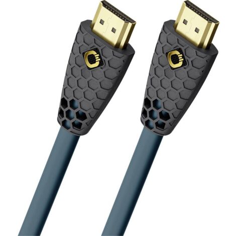 Câble de raccordement Oehlbach HDMI Fiche mâle HDMI-A, Fiche mâle HDMI-A 1.50 m bleu pétrole, anthra