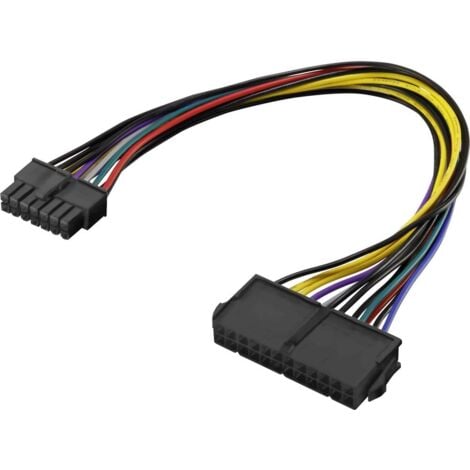 Câble de raccordement Renkforce alimentation [1x alimentation ATX mâle 14 pôles - 1x alimentation ATX femelle 24 pôles]