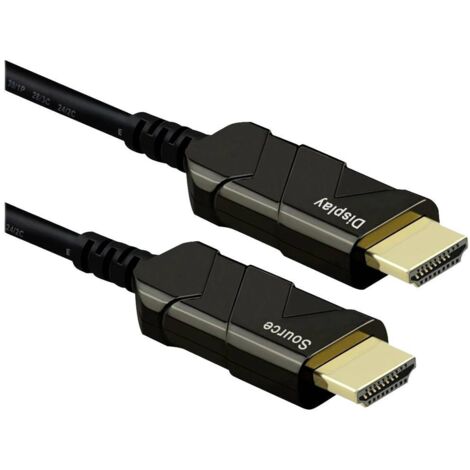 Câble de raccordement Roline HDMI Fiche mâle HDMI-A 50 m noir 14.01.3484 8K UHD Câble HDMI C640712