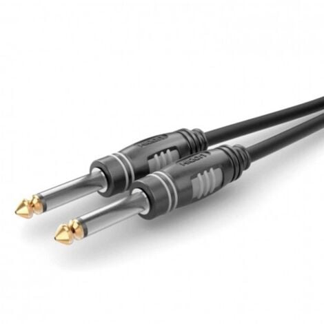 Câble de raccordement Sommer Cable HBA-6M-0090 Jack audio [1x Jack mâle 6,3 mm (mono) - 1x Jack mâle 6,3 mm (mono)] 0.9