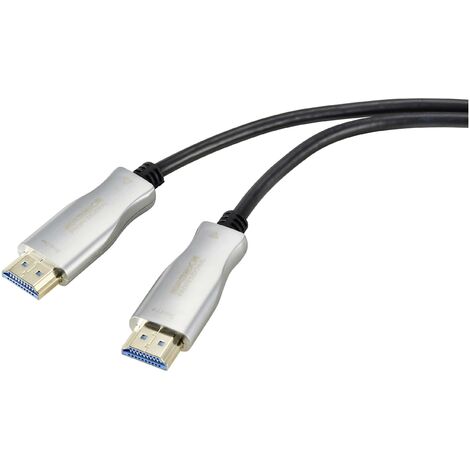 Câble de raccordement SpeaKa Professional HDMI Fiche mâle HDMI-A, Fiche mâle HDMI-A 50.00 m noir SP-