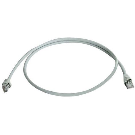 Câble de raccordement Telegärtner CAT 6 S/FTP 0.5 m - [1x RJ45 mâle - 1x RJ45 mâle] - 100007964 - 0.50 m - gris W70048