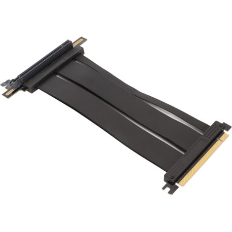 Câble de Rallonge PCIe 4.0 X16 à 90 Degrés, Flexible et Haute Vitesse, Compatible PCIe 3.0