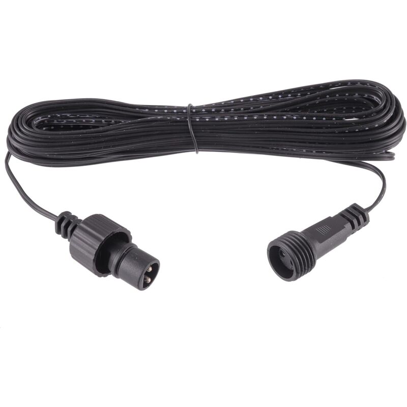 Largeight - Câble de Rallonge pour Lampe de Noël, 2 Pin Câble de rallonge pour Guirlande Lumineuse, Câble de rallonge étanche IP44 pour Lampe Globe,