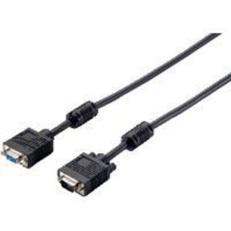 Câble de rallonge Svga Equip 3coax Macho - Femelle 20m avec Ferrite 118806