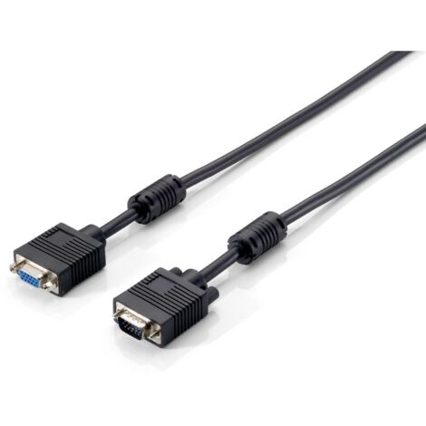 Câble de rallonge Svga Equip 3coax Macho - Femelle 5m avec Ferrite 118802